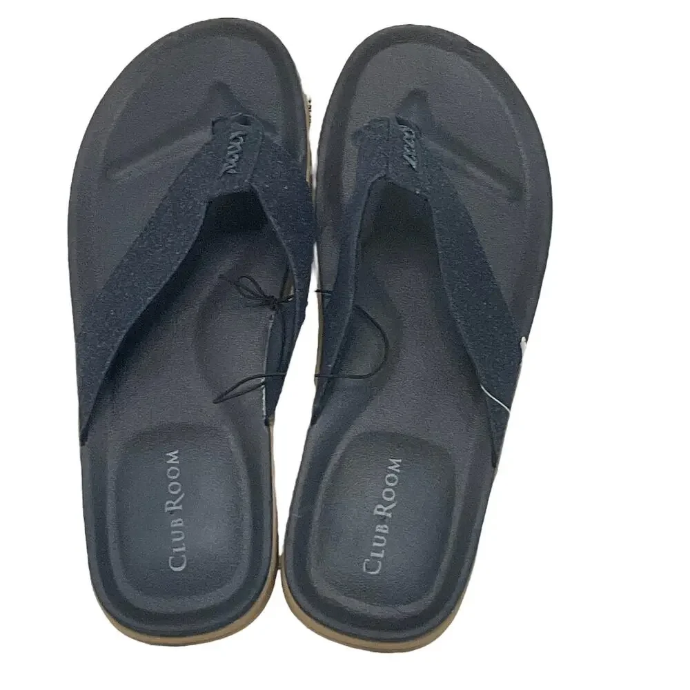Club Room Men’s Riley Strap Flip Flop Sandals Size 9